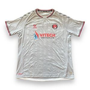 Charlton Athletics Away Soccer Football Jersey Hummel Size XL